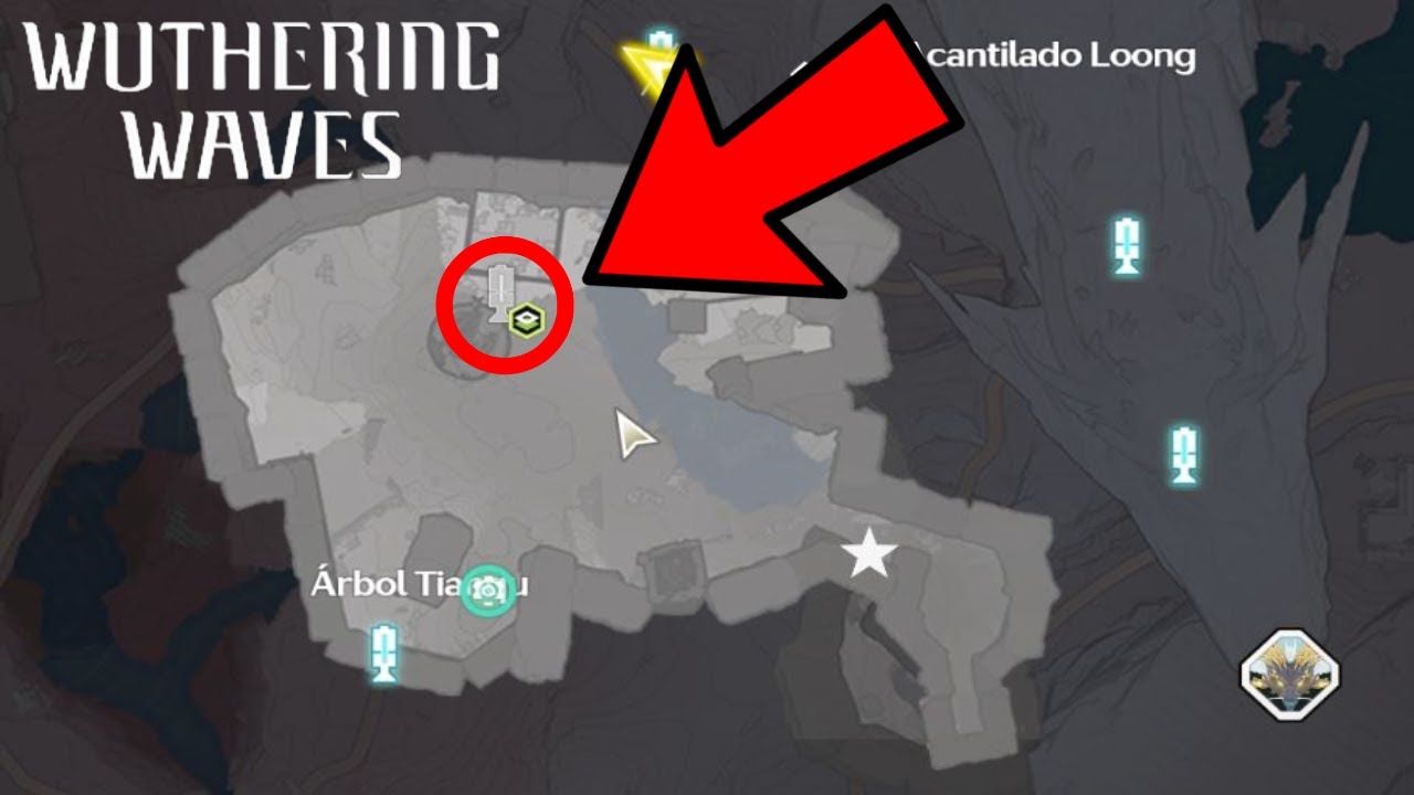 Como llegar a Baliza de Resonancia Huanglong Arbol Tianqu Salon de Maderavelo - Wuthering Waves