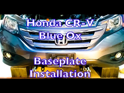 14&rsquo; Honda CR-V (Blue Ox Base Plate Installation walk through)