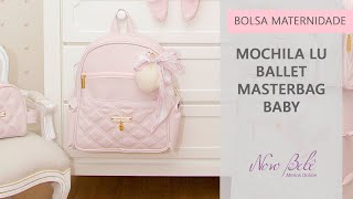 Mochila Maternidade Lu Ballet Rosa - ABC de bebê