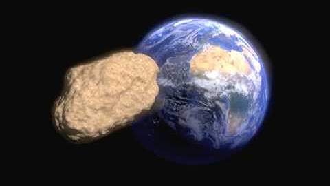 Asteroid Descending on Earth - Blender 3D Animation