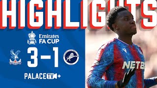 Nketiah Nets Again & Mateta Suffers Head Injury 🟥💥 | Crystal Palace 3-1 Millwall | FA Cup Highlights