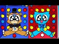 100 Mystery Buttons But It's Freddy and Huggy Wuggy | FNAF Security Breach ANIMATION