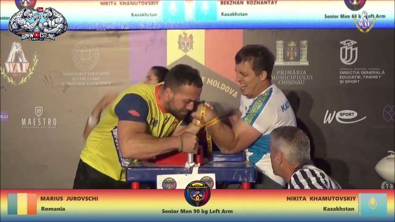 SENIOR MEN 90kg LEFT HAND - World Armwrestling Championship 2024
