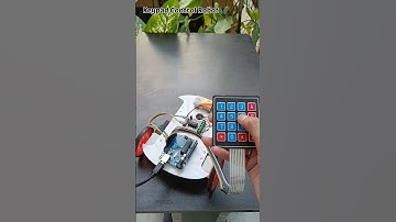 Keypad 4 x 4 Robot 🎀🌚 #shorts #shortvideo #short #arduino