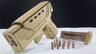 Automatic Blowback || How To Make Cardboard Gun