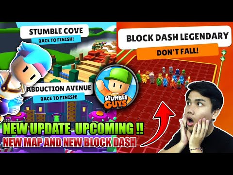 Stumble Guys NEW UPDATE 0.48.1  Stumble Cove, Abduction Avenue, Legendary Block  Dash Endless - BiliBili