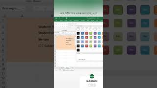 How to create a data entry form in excel using macros #excelcells #excel #macro