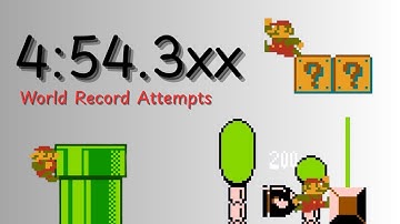 4:54.3xx SMB1 Any% WR Practice/Attempts