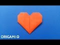 Origami Heart (Traditional model) - Coeur, Corazón, Coração, Cuore, Herz