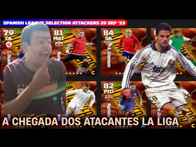 NOVIDADES AO VIVO DO EFOOTBALL 2024 MOBILE,A CHEGADA DOS ÉPICOS SPANISH  LEAGUE ATTACKERS 