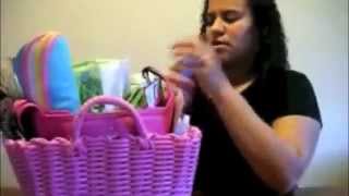 DIAPER BAG THEME GIFT BASKET