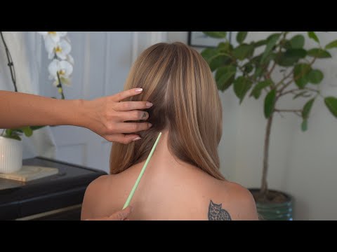 Asmr Melt Your Stress Away - Tingly Hair Play, Scalp Attention & Massage On Cj (whisper)