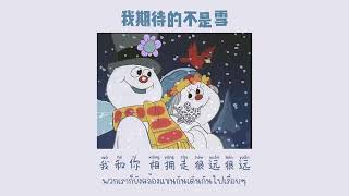 張妙格 - 我期待的不是雪 สิ่งที่ฉันเฝ้ารอไม่ใช่หิมะ [THAISUB + PINYIN ] เพลงจีนแปลไทย