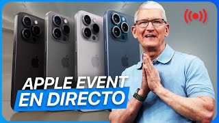 Evento Apple en directo: Presentación de los iPhone 15, Apple Watch Series 9 y más