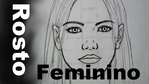 Como fazer rosto feminino fácil?
