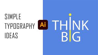How to make simple typography design | Step by step | Adobe Illustrator