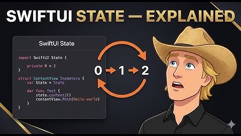 SwiftUI @State Property Wrapper Explained Visually!