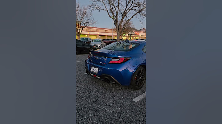 2025 Subaru BRZ TS with Borla ATAK cat back exhuast