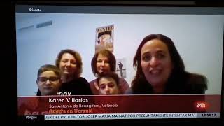 Украинские Звезды на Испанском телевидении 😉 март 2022года