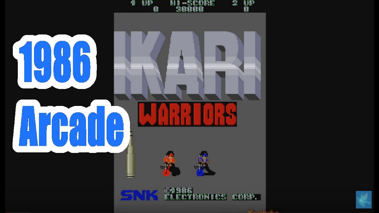 Ikari Warriors no arcade / fliperama , o jogo de ação e guerra da