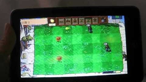 Opad A9 A9 AML8726 Android 2.2 MID play Plants vs. Zombies