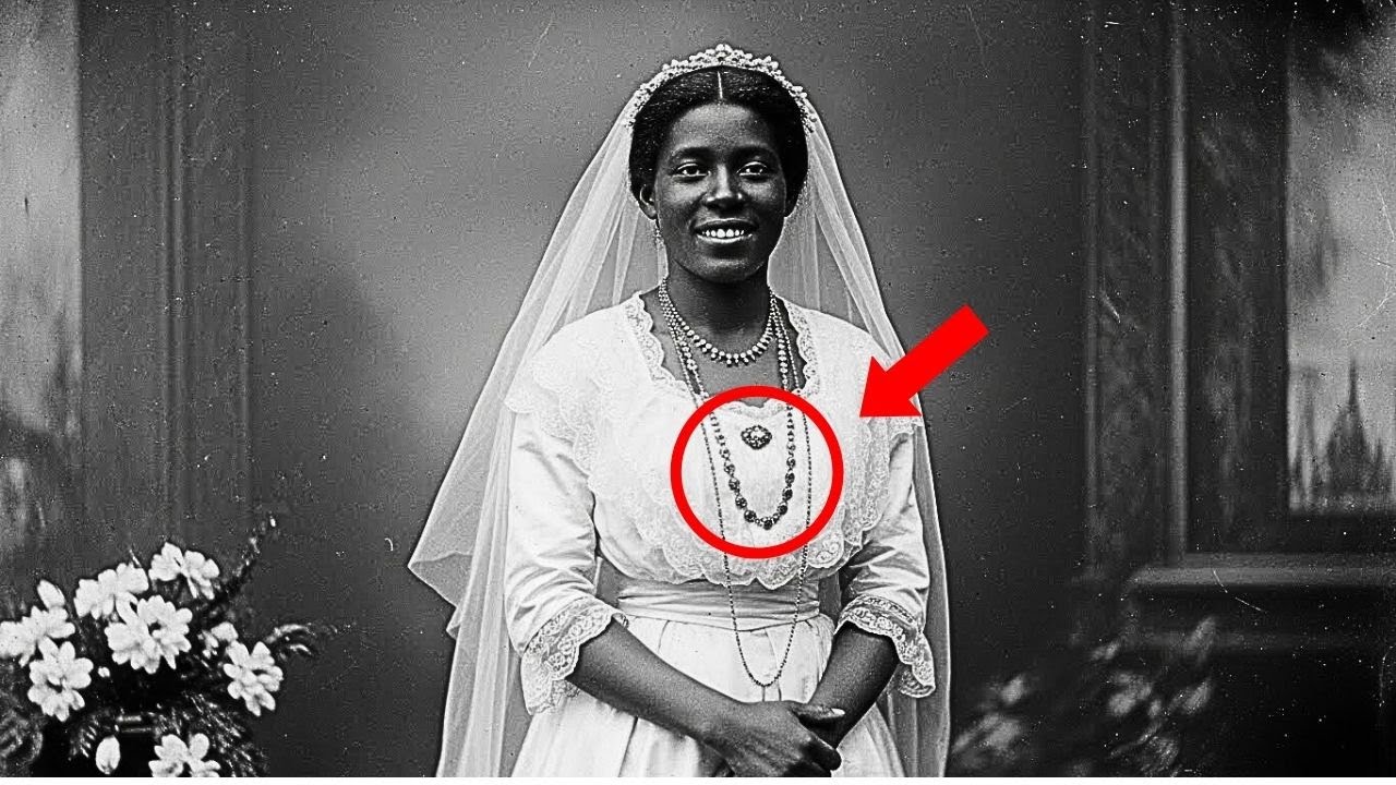 In This 1904 Portrait of a Smiling Bride, Her Necklace Tells a Dark Story