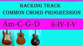 Backing Track Am C G D Common Progression