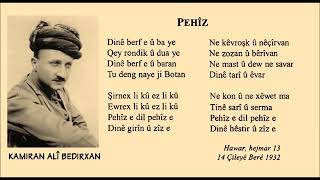 KAMIRAN ALÎ BEDIRXAN PAHÎZ