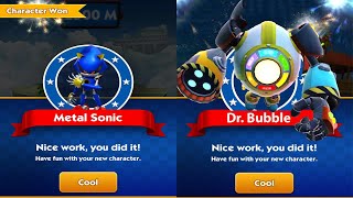 Sonic Prime Dash - Metal Sonic New Character Unlocked vs New Boss Dr. Bubble New New Yoke City Zone