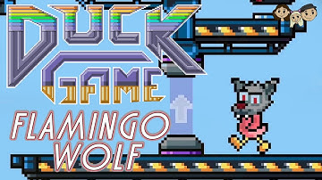 Duck Game Gameplay #197 : FLAMINGO WOLF | 3 Player