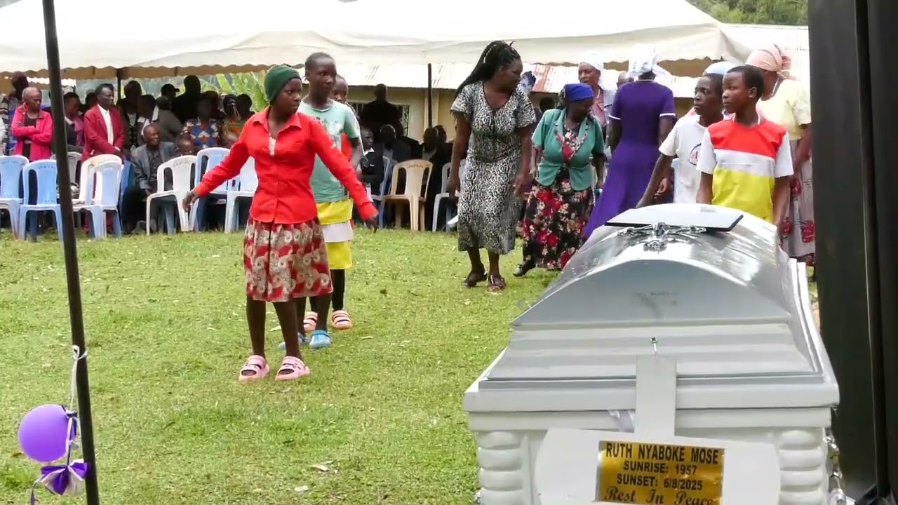 Funeral and burial ceremony of the late Ruth Mose part 2