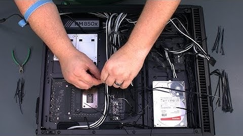 Cable Management Time Lapse - Fractal Design Define R6