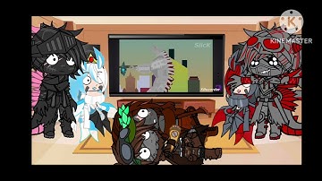Kaiju react to Mechagodzilla but Low Budget