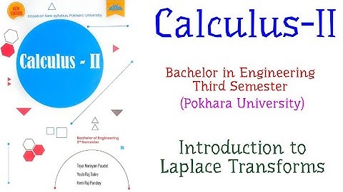 Introduction to Laplace Transforms - Calculus-II (B.E. Third Semester, PoU)