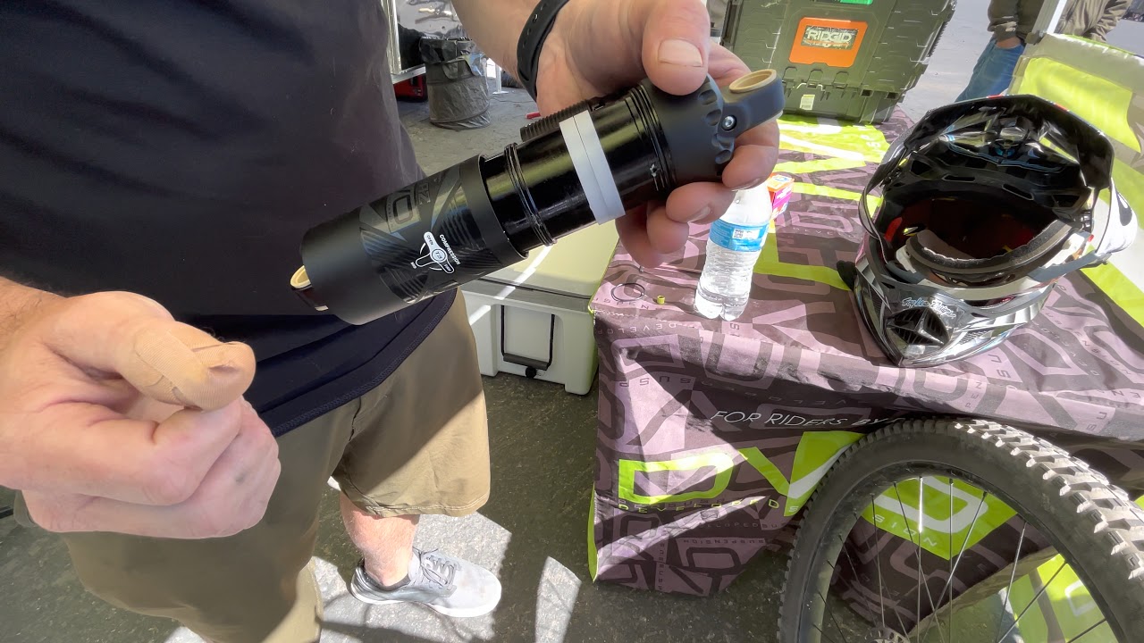 How to Install DVO Topaz Air 3 Volume spacers by DVO at Big Mountain Enduro Brian Head Bike Park