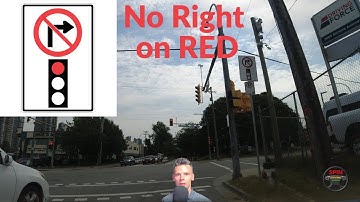 No Right Turn On RED Light. [DON