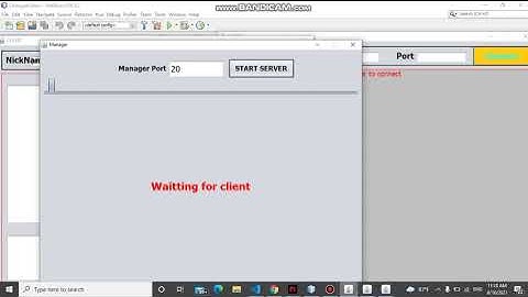 Java Chat Socket using Net Bean IDE