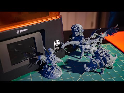 Phrozen Sonic Mini 8K Resin 3D Printer Review!