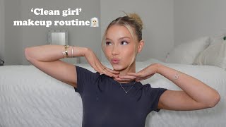 clean girl makeup routine