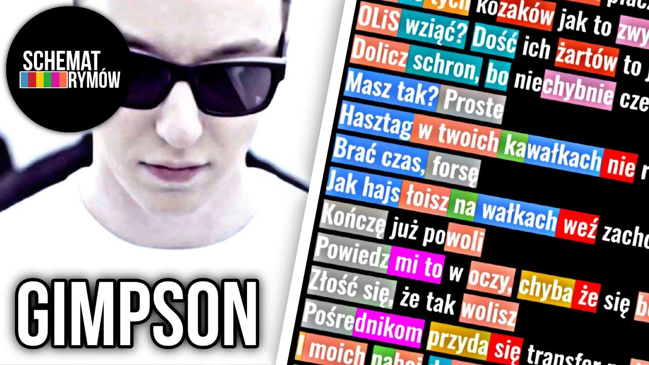 Teraz Gimpson O Csie Czyli Wszystko Gra GIMPSON - Niepowstrzymany (Schemat Rymów) - YouTube