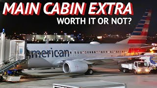 American B737-800 Main Cabin Extra | Worth the Upgrade?