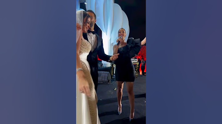 Bassma Boussel in Mirna Nour Eldin Wedding بسمة بوسيل تغني في فرح ميرنا نور الدين