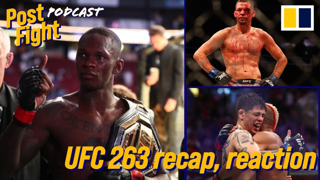 UFC 263 Recap, Israel Adesanya, Brandon Moreno, Leon Edwards, Nate Diaz, Claressa Shields, more. The A-Side Live Chat