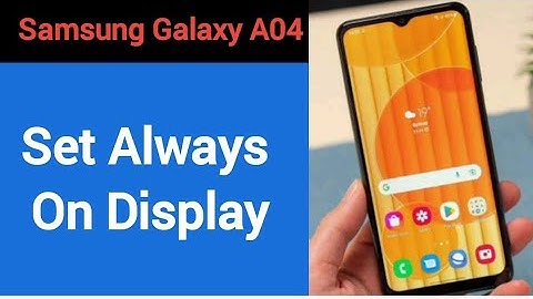 How to set always on display, Samsung galaxy A04 me alway on display kaise set karen