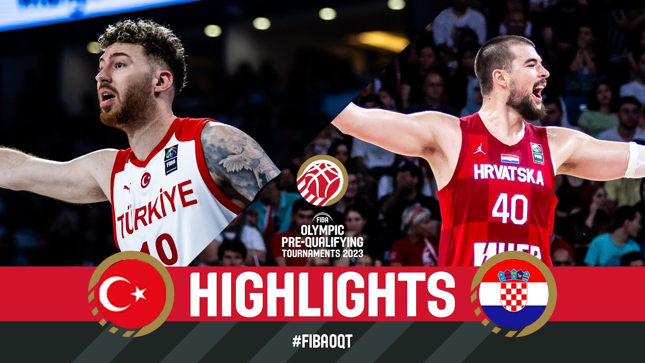 Türkiye 🇹🇷 vs Croatia 🇭🇷  | Final Highlights | FIBA Olympic Pre