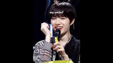 Coz his smile is even brighter when they