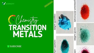 Complex Formation Of Transition Metals