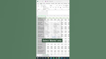 How to Delete Blank Rows in Excel Sheet | Excel Tips
