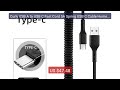 Curly USB A to USB C Fast Cord 5A Spring USB C Cable Home,Tra... — Amazing Value 2026 | Must Have!