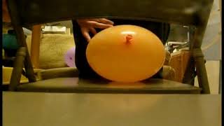 Pt007 S2P By Sit On It Having Fun Orange Balloon Looner